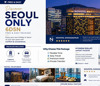 5★ 11D10N Korea Flexible Journey (Busan–Seoul–Jeju)